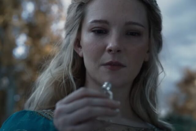 Galadriel (TKTK) will wield one of the Rings of Power in S2.