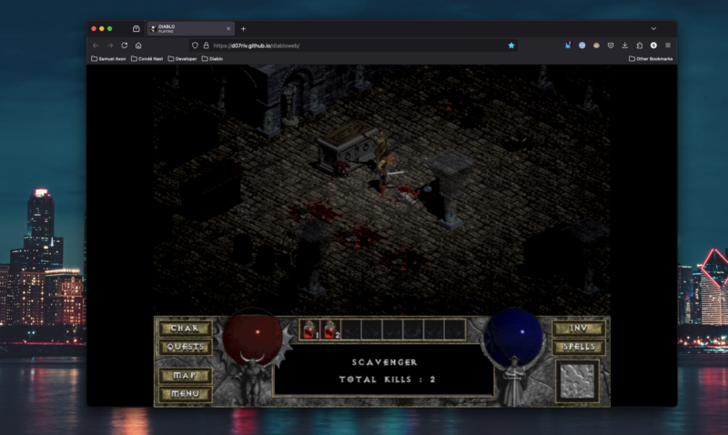 Behold, Diablo is totally playable for your browser