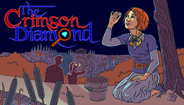 The Crimson Diamond — замечательная графическая приключенческая игра в стиле EGA, вышедшая в 2024 году.