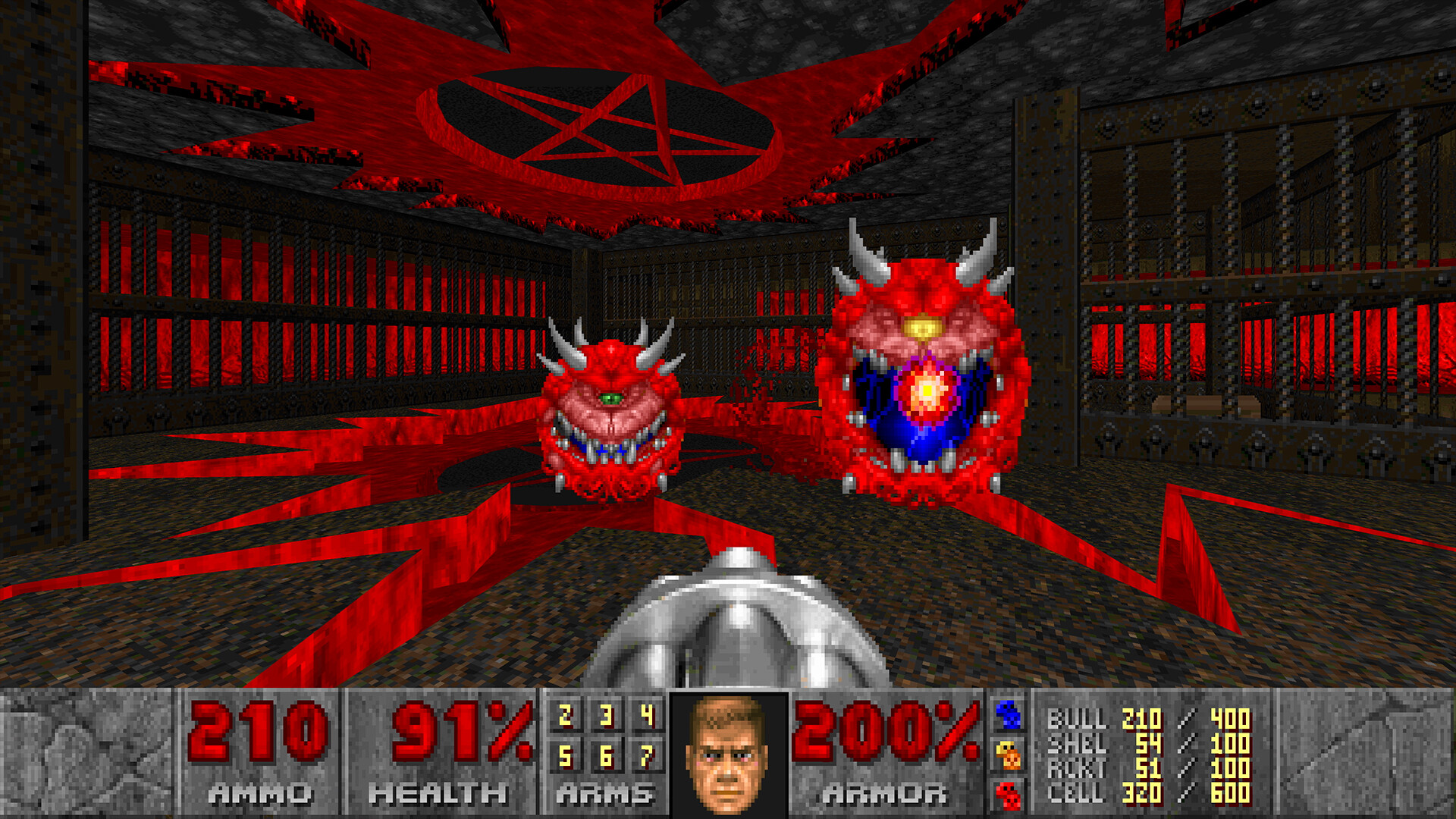 Doom + Doom II is a great excuse to jump back into Hell, for free or for $10