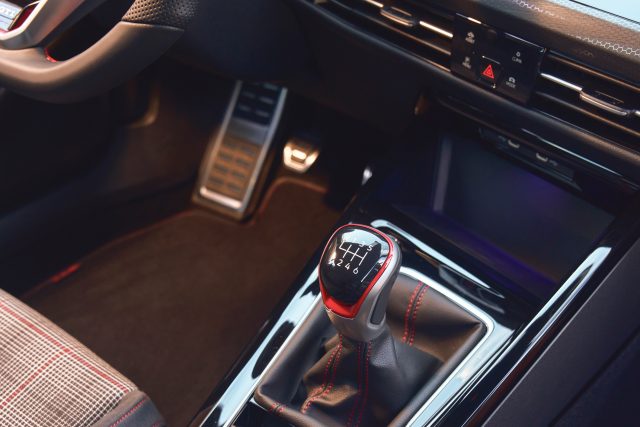VW Golf GTI pedals and gear stick
