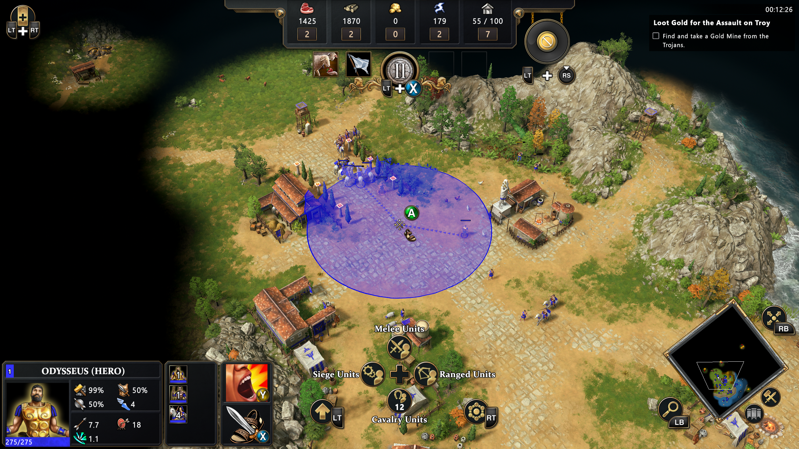 Age of Mythology: Retold is surprisingly playable with a controller