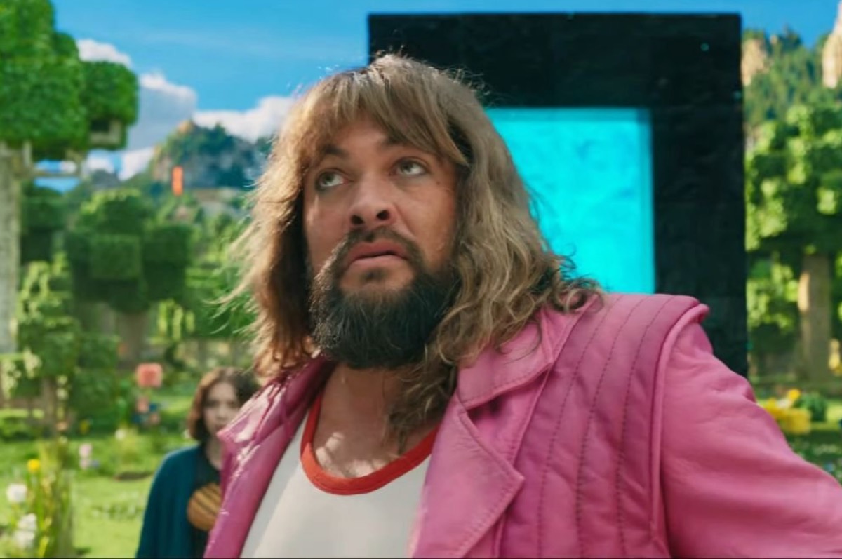 Jack Black stars as expert crafter Steve in A Minecraft Movie teaser