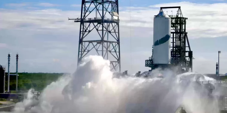 For the first time, Blue Origin has ignited an orbital rocket stage