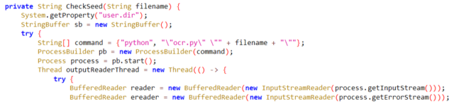 Código Python para convertir el texto que se muestra en imágenes en texto legible por máquina.