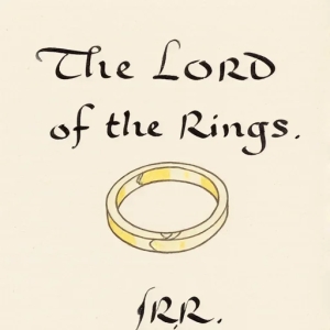 An AI-generated image created using Flux and a special model trained on J.R.R. Tolkien's handwriting.