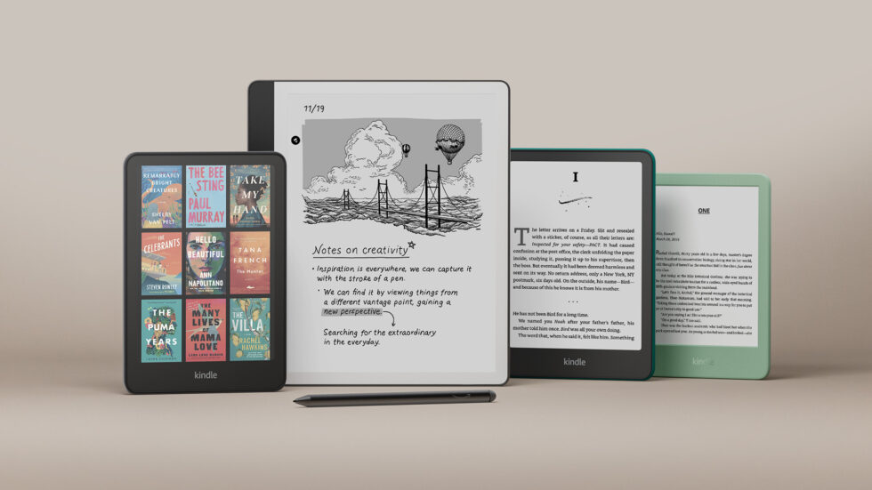 Amazon refreshes its monochrome Kindle lineup, including a bigger ...