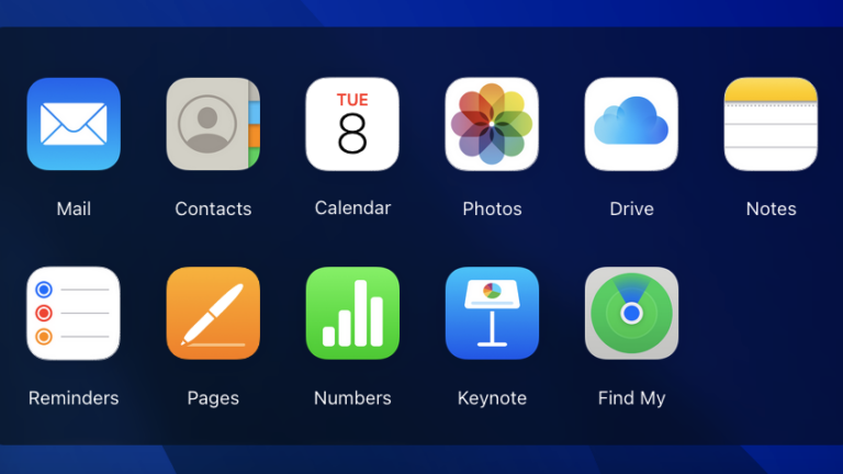 iCloud web apps