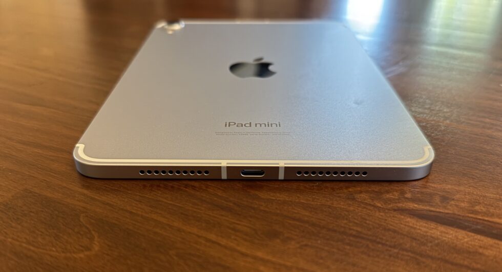 The USB-C port on an iPad mini