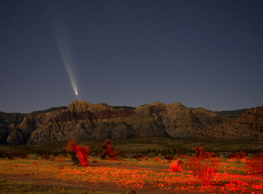 Two comets will be visible in the night skies this month