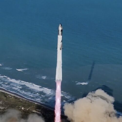 The key moment came 38 minutes after Starship roared off the launch pad