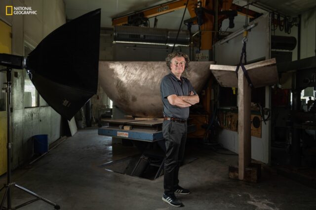 Designer Guillaume Bardet was hired to create a new bronze altar and pulpit, among other new liturgical furnishings.