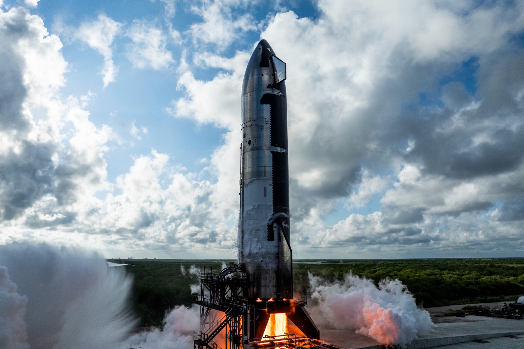 The key moment came 38 minutes after Starship roared off the launch pad