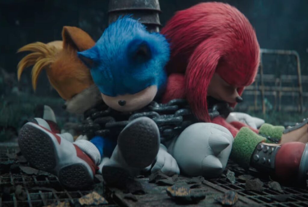 Sonic, Tails, and Knuckles are captured.