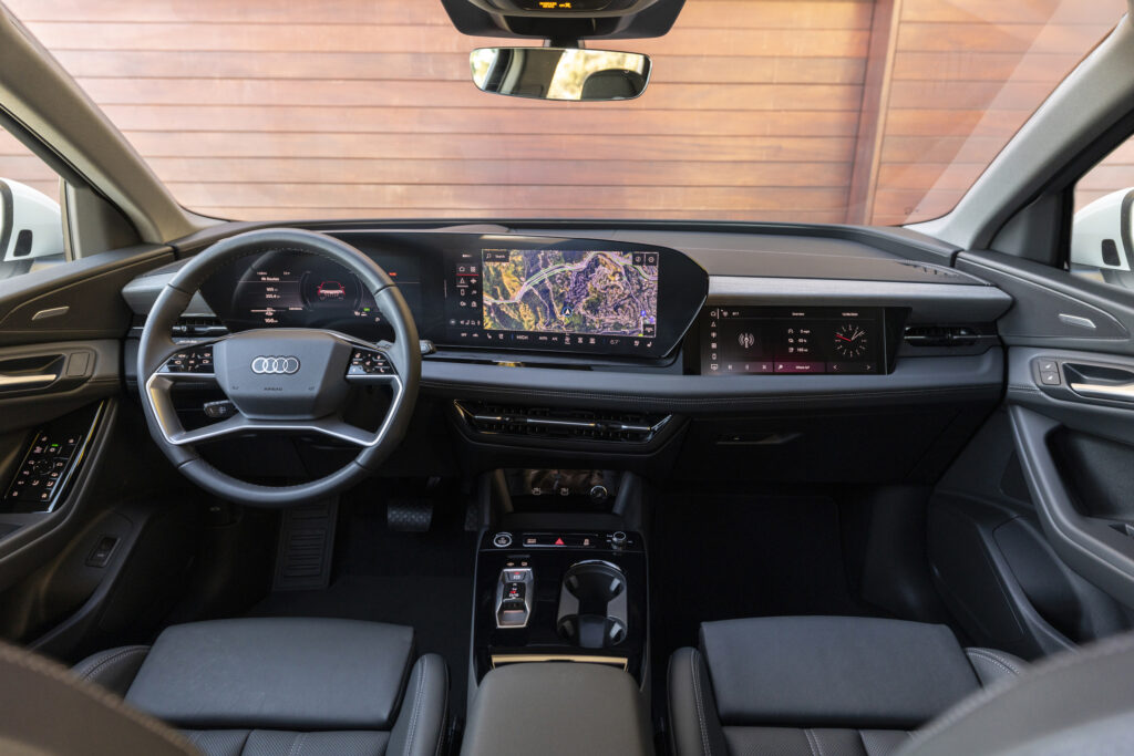 Audi Q6 cockpit.