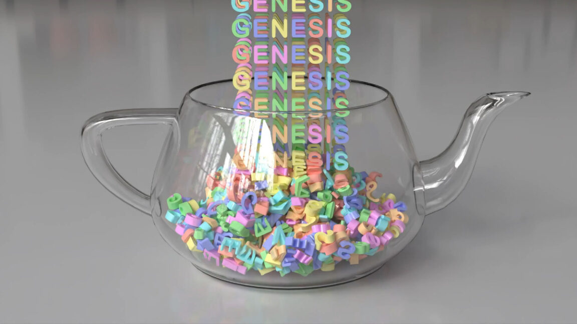 On Thursday, a large group of university and private industry researchers unveiled Genesis, a new open source computer simulation system that lets rob