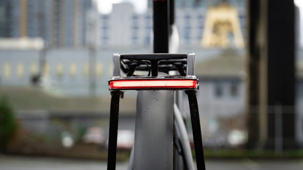 The backlight of the Trek FX+ 7.