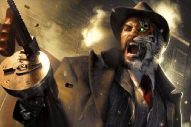 cover art for "Low Chicago," a Wild Cards novel.