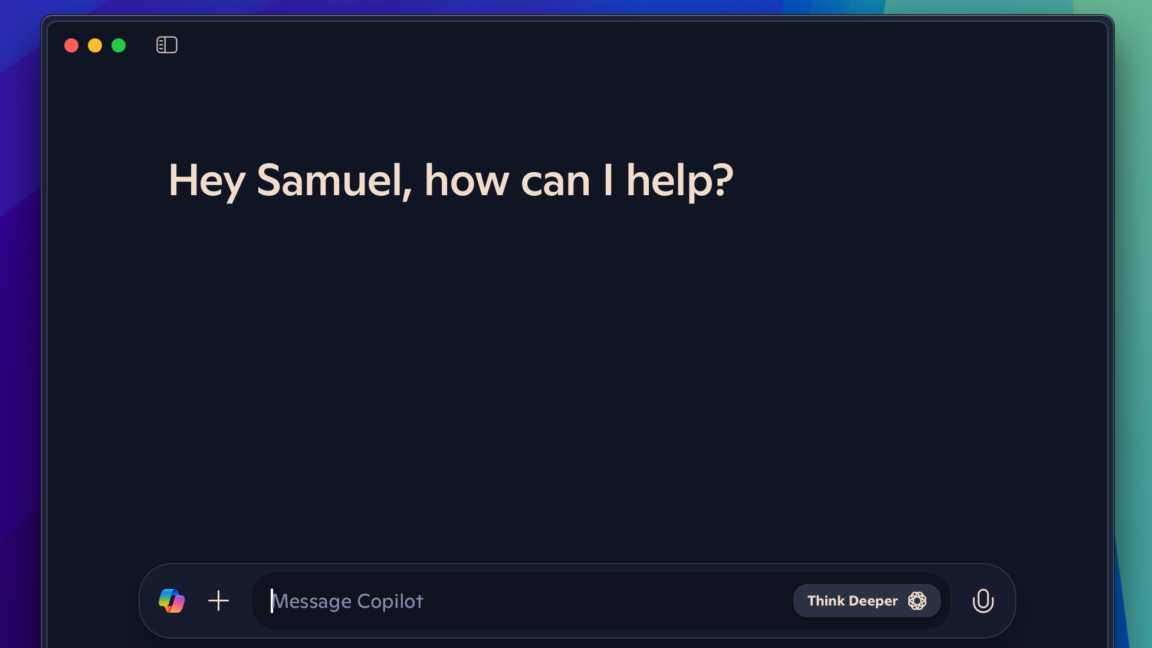Microsoft brings an official Copilot app to macOS for the first time