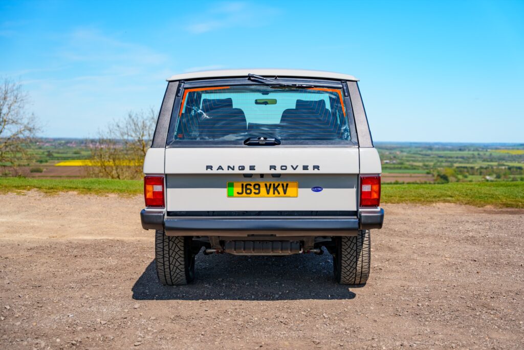 A Range Rover from the rear