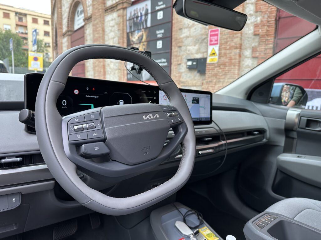 Interior of the Kia EV3