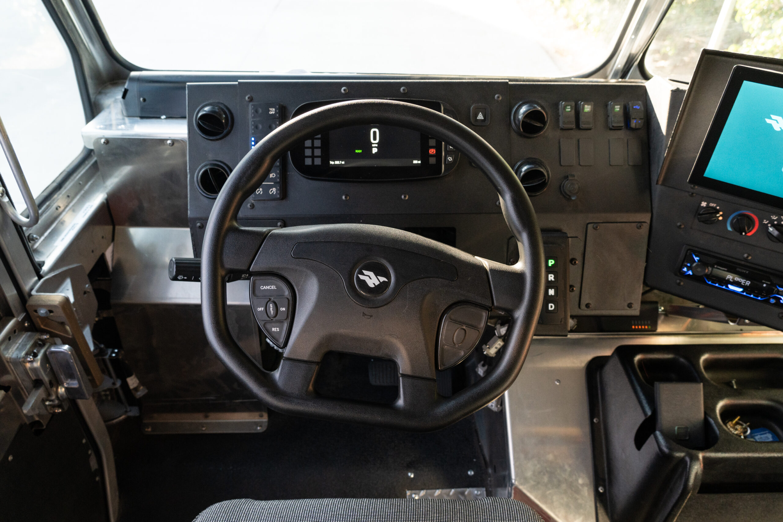 Harbinger truck interior