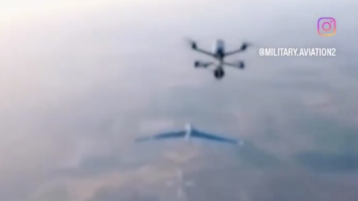 Drones are now launching drones to attack other drones in Ukraine