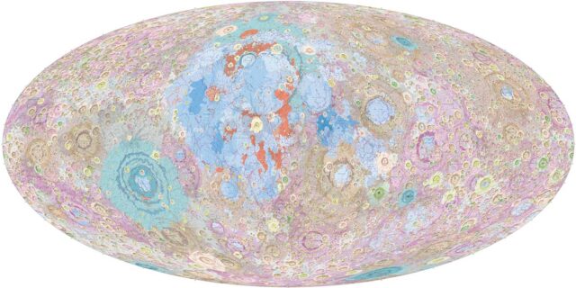 g geologic map moon