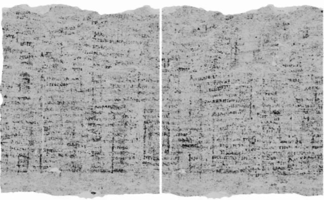 X-ray scans and AI reveal the inside of ancient scroll