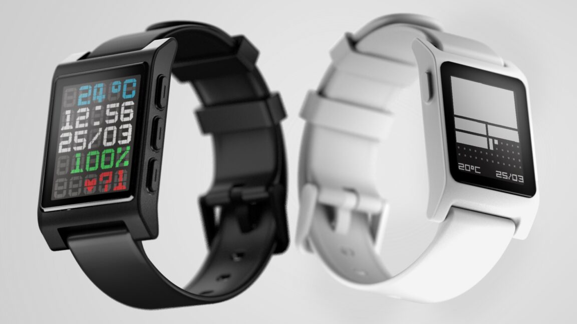 Eight years later, new but familiar-looking PebbleOS watches appear