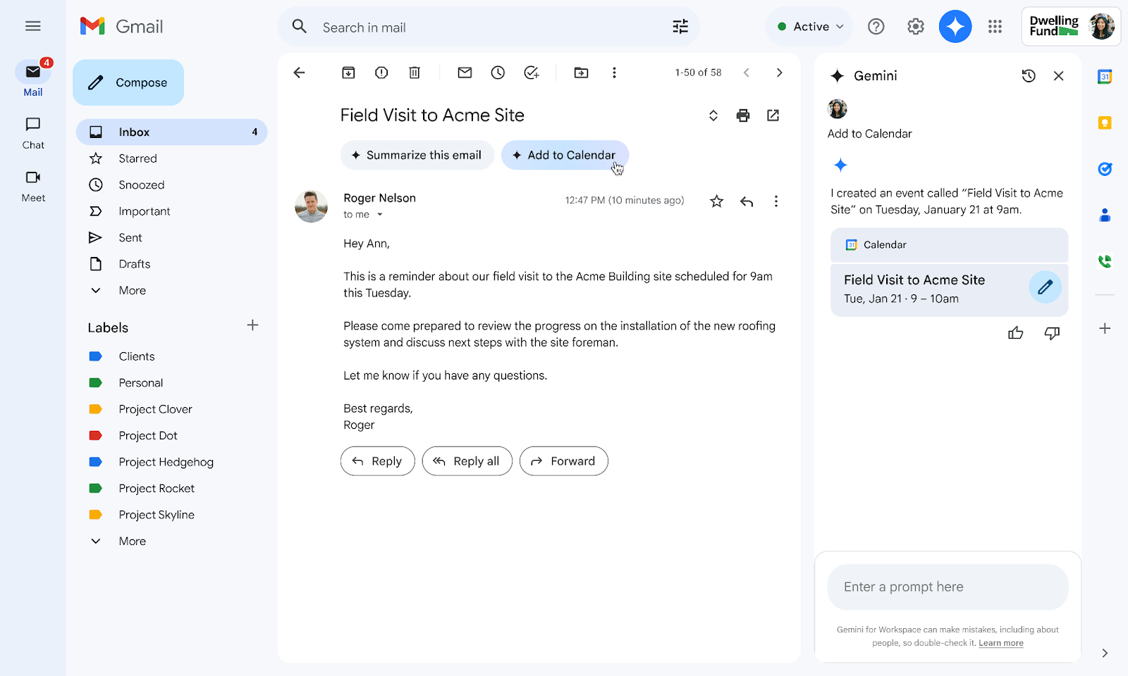 Gmail gains Gemini-powered “Add to calendar” button - Ars Technica