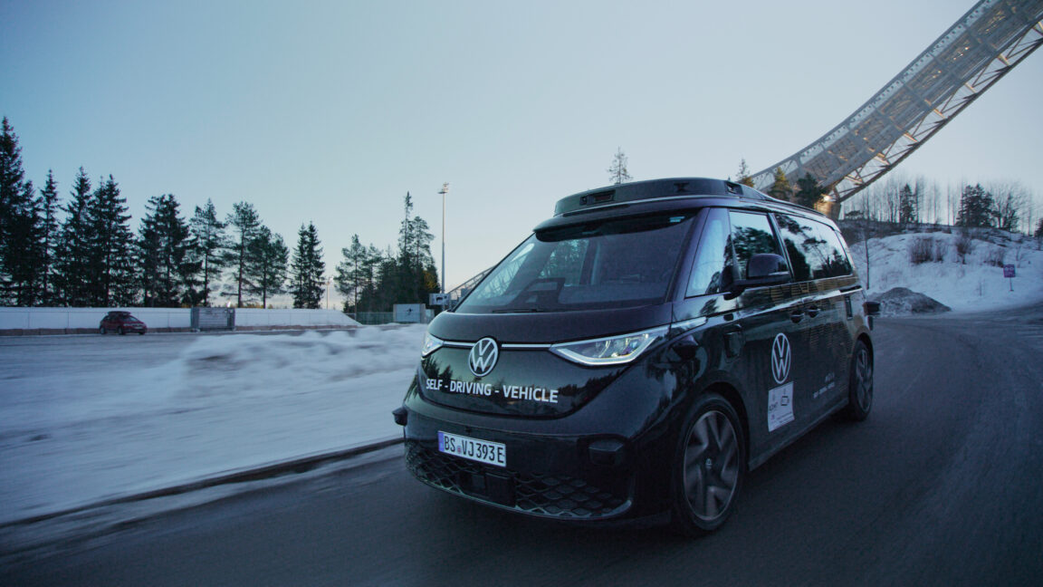 VW is testing its robotaxis in snowy, icy Norway