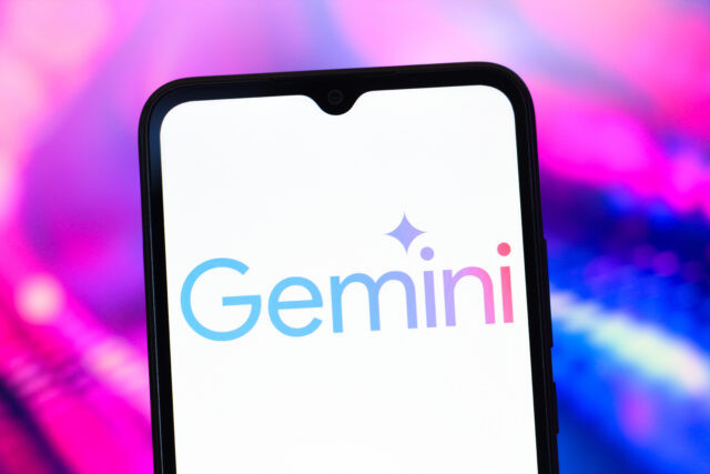 CANADA - 2025/02/03: In this photo illustration, the Google Gemini AI logo is seen displayed on a smartphone screen. (Photo Illustration by Thomas Fuller/SOPA Images/LightRocket via Getty Images)