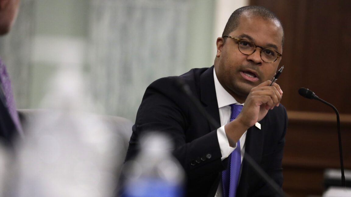 Commissioner Geoffrey Starks will resign from the Federal Communications Commission this spring, he announced today. Starks' exit will give Chairman B