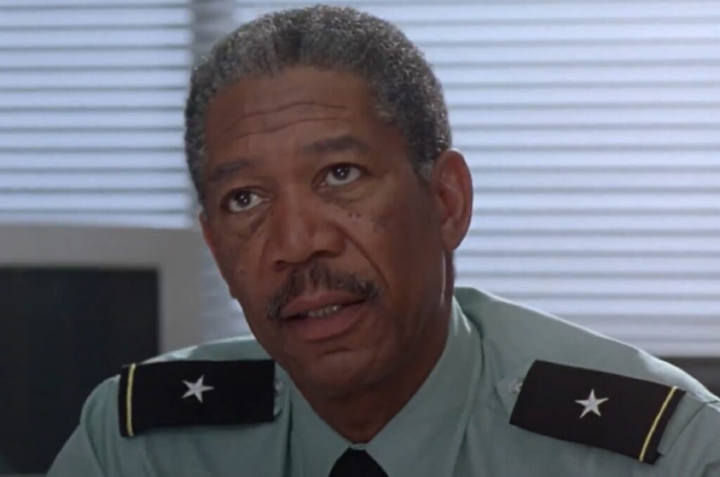 closeup of black man in brigadier general uniform