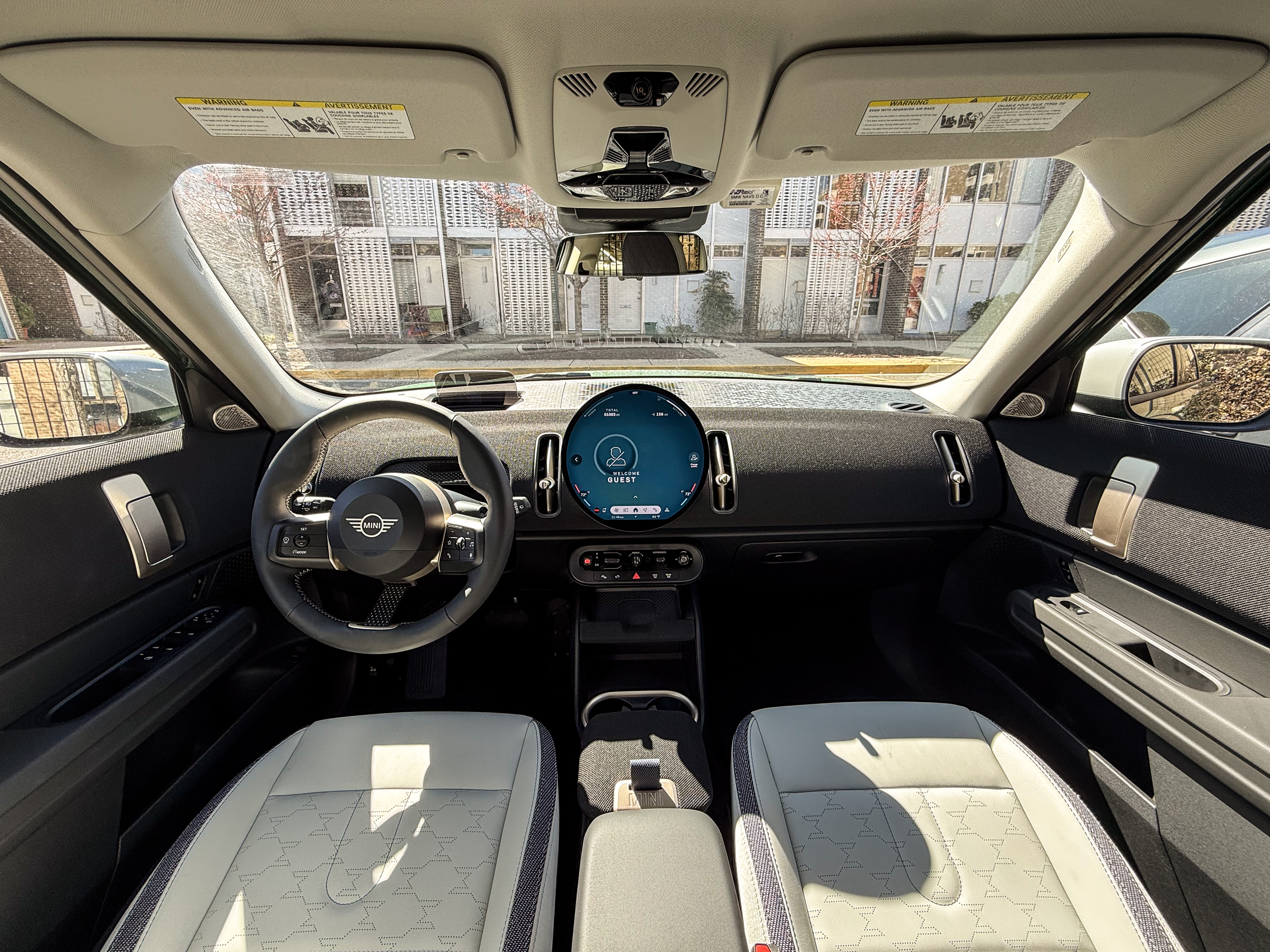 A mini countryman inteiror