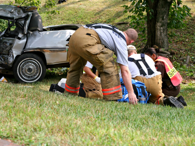 Emergency response to accident