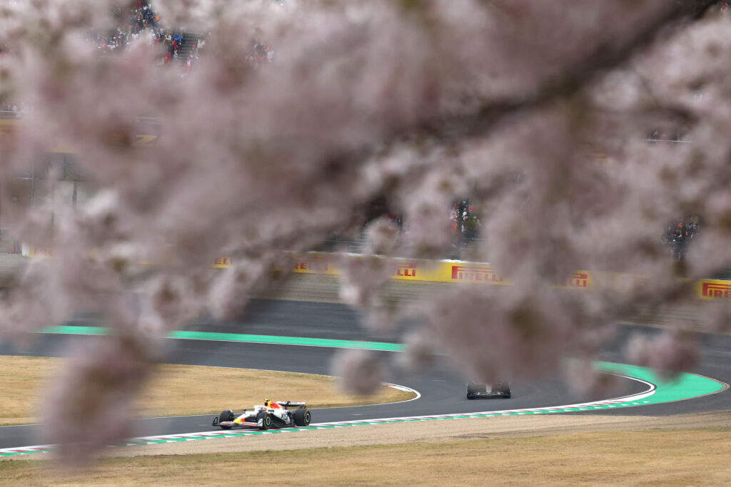 SUZUKA, JAPAN - APRIL 06: Liam Lawson of New Zealand driving the (30) Visa Cash App Racing Bulls VCARB 02 on track during the F1 Grand Prix of Japan at Suzuka Circuit on April 06, 2025 in Suzuka, Japan.