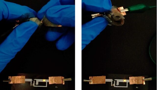 Scientists made a stretchable lithium battery you can bend, cut, or stab