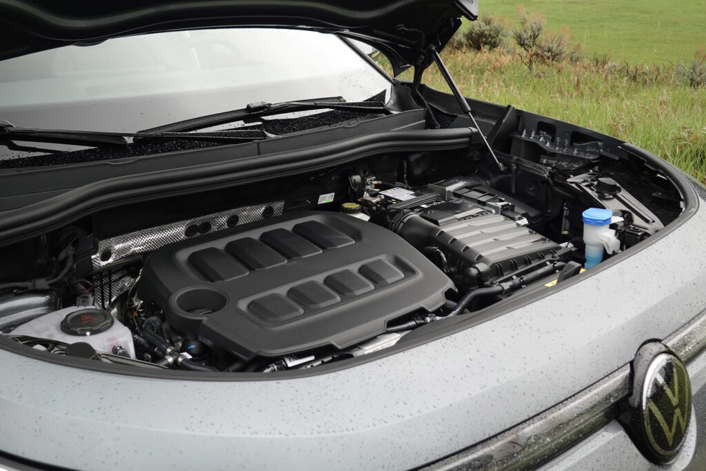 VW Tiguan engine bay