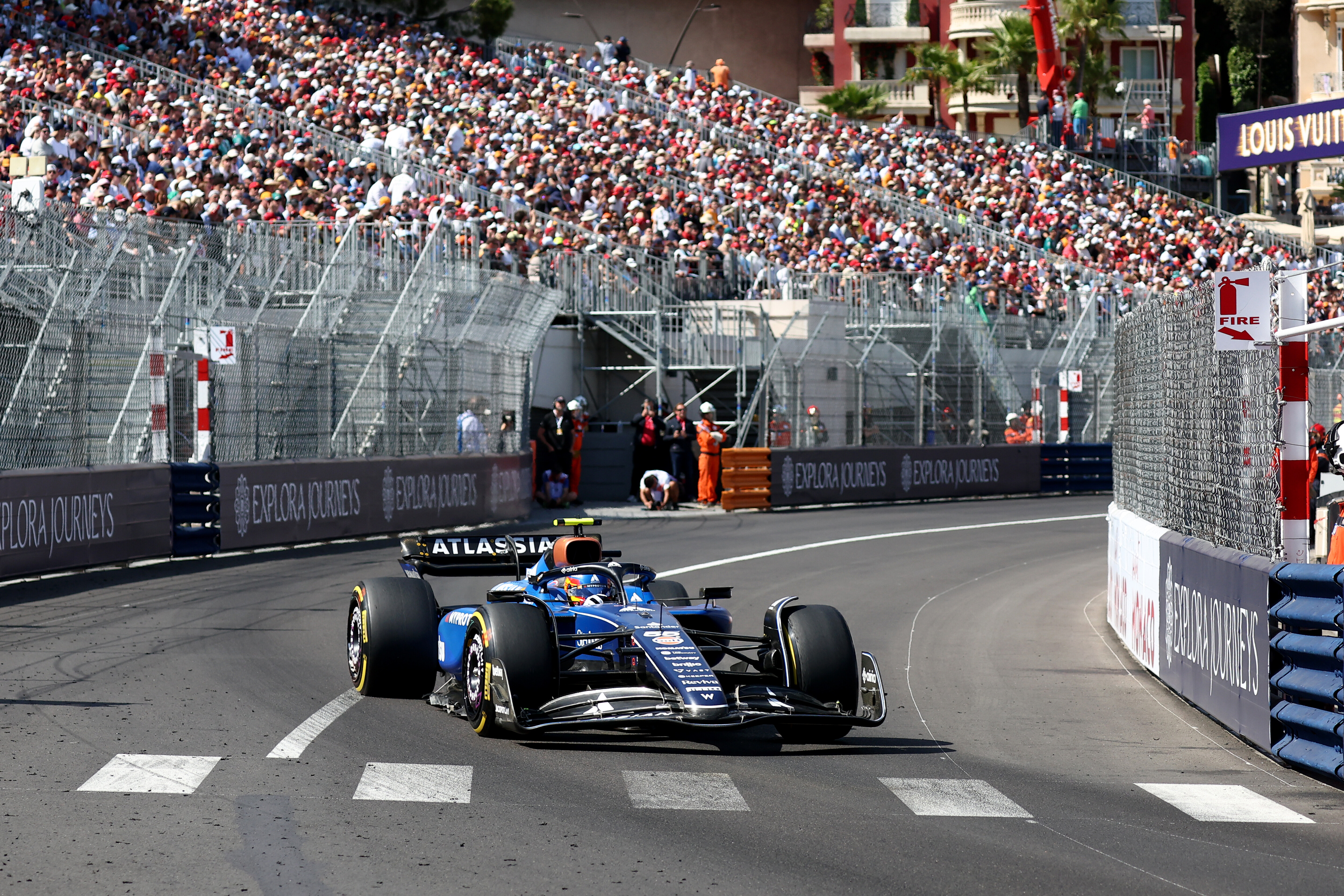 MONTE-CARLO, MONACO - 2025/05/25: Carlos Sainz of Williams Racing on track during the F1 Grand Prix of Monaco .