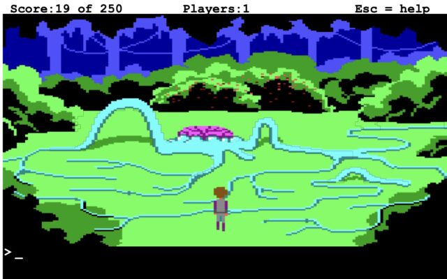 Space Quest II screenshot.