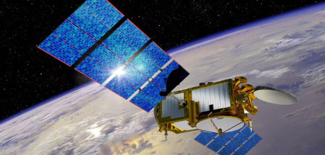 The weather satellite image