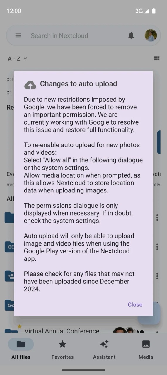 “Google Want”: NextCloud ช่วยลดการอนุญาต Android เป็น “Gatekeeping”