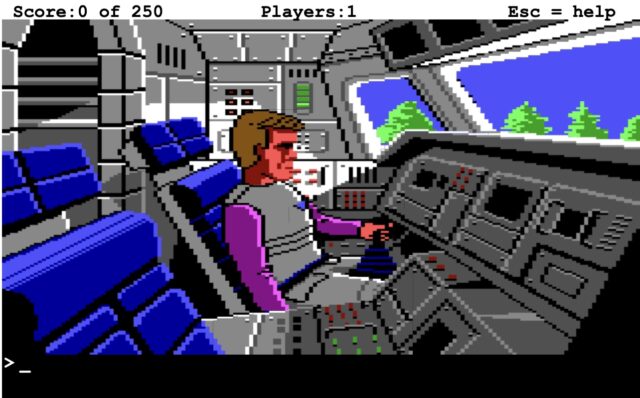 Space Quest II screenshot.