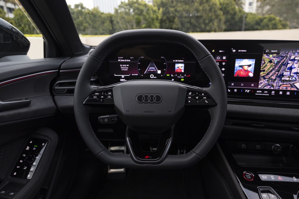 Audi S5 steering wheel