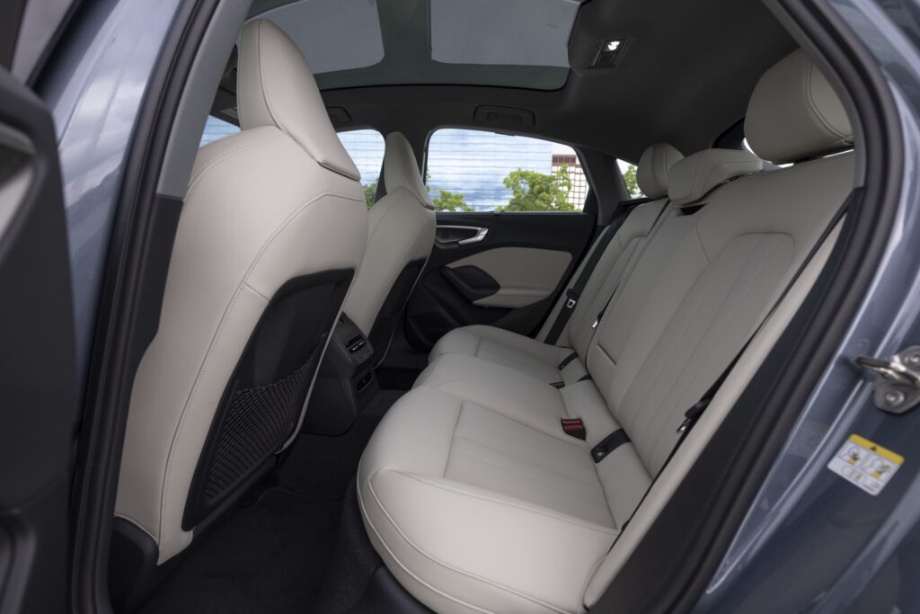 Audi A5 back seat