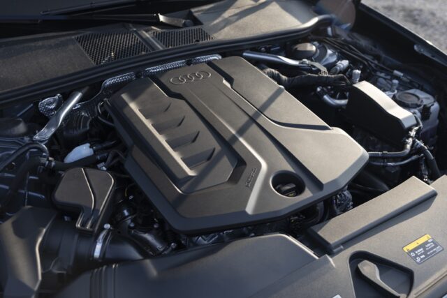 Audi A5 engine bay