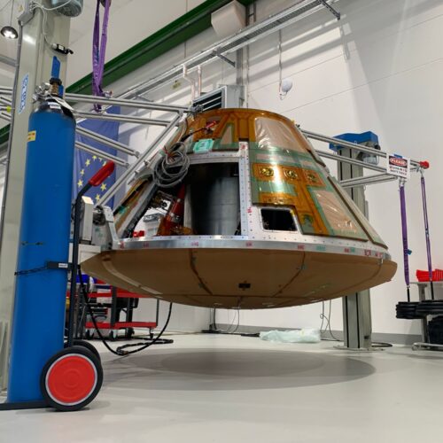 After successfully entering Earth’s atmosphere, a European spacecraft is lost