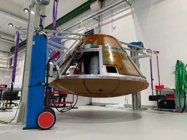 After successfully entering Earth’s atmosphere, a European spacecraft is lost